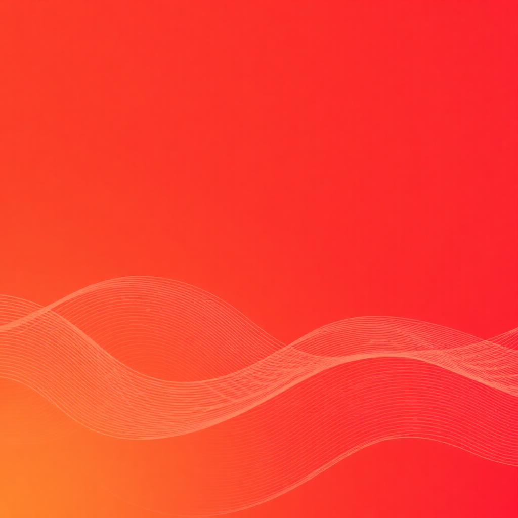 Warm red and orange gradient waves